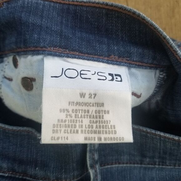 Y2K Joe's Provocateur Blue Jeans Medium Wash Mid Rise Bootcut Woman's 27 - Picture 7 of 8